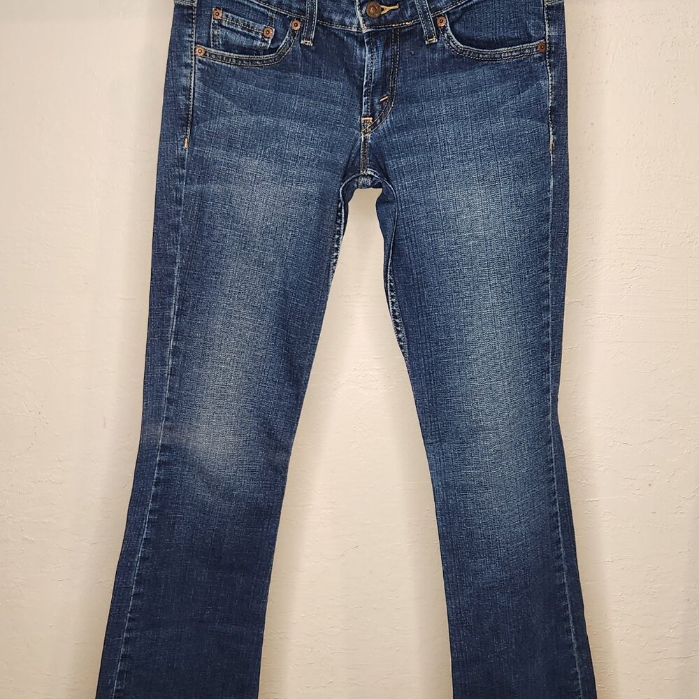 Levi’s 524 Too Superlow Bootcut Jeans – Size 5M – Dark/Medium Wash